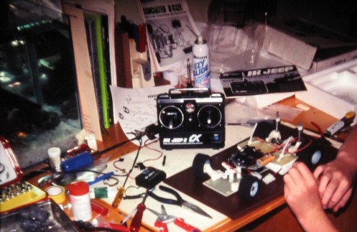 Building the car Christmas day 1981