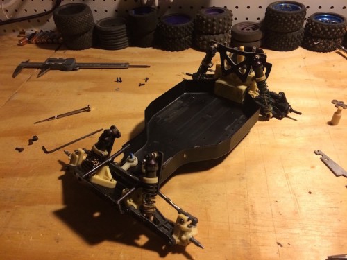 Shocks attached.