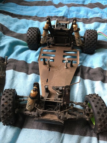 Pretty much stock as I got it, 10+ years of dust and grime!