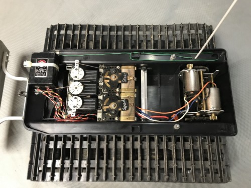 Vintage MRC airplane electronics with the original MSCs.