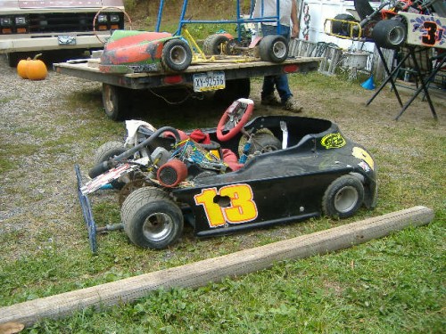 my brothers kart