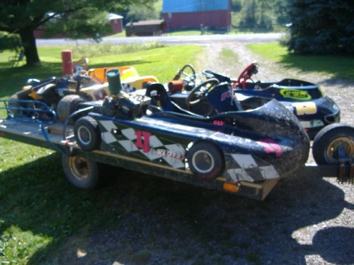 my nephews kart