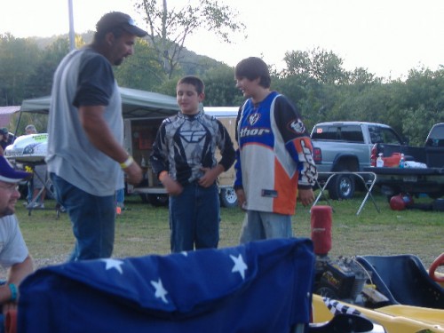 me, nephew and son