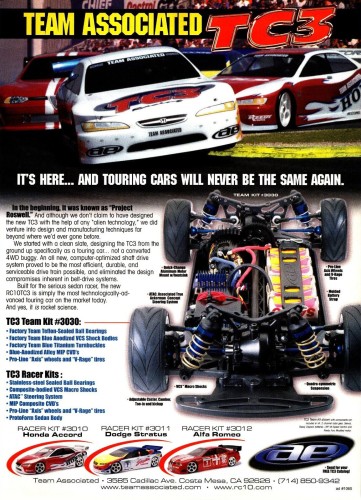 Team associated tc3 parts sales