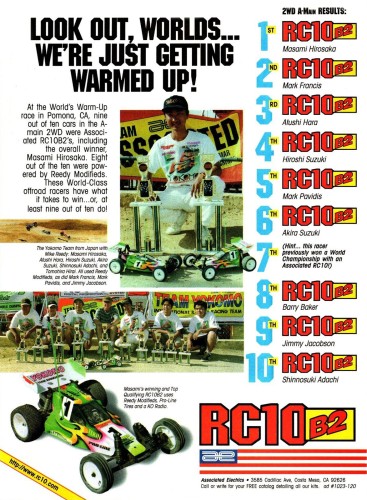 Associated 1997 RC10B2 Worlds Warm Up Ad.jpg
