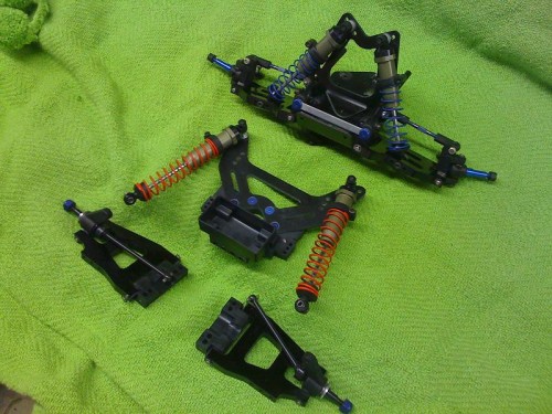 suspension waiting to get chassis back
