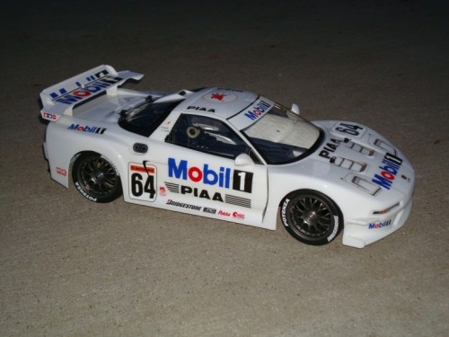 TA03R Mobil 1 NSX with TRF Transpeed mod motor, full bearings, and Tamiya low friction dampers.