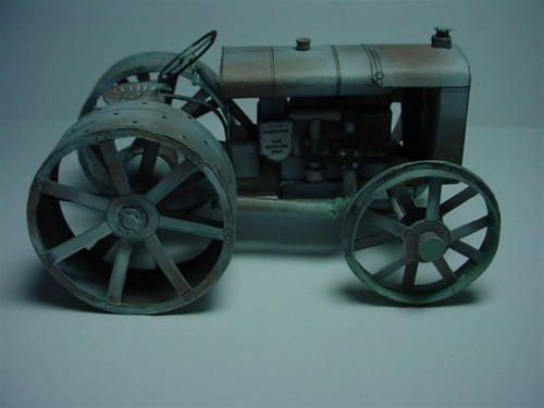 A model of Mr. Haney's tractor from the old TV show, Green Acres.