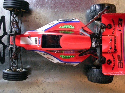 take note of the rc10talk decals on the wing