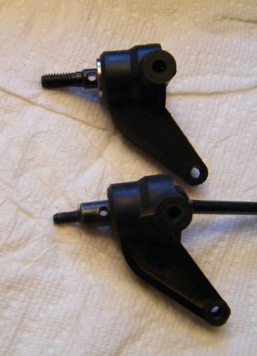 Yokomo axle pictured beside HPI axle