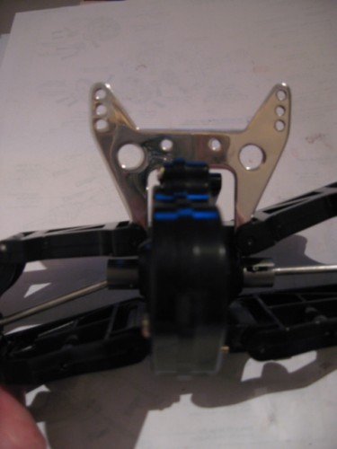Thorp Drive Shafts Assemble + Polished CRP Rear Shock Mount.JPG
