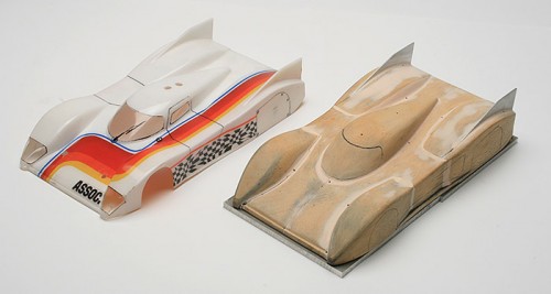 Curtis made the mold for the body.