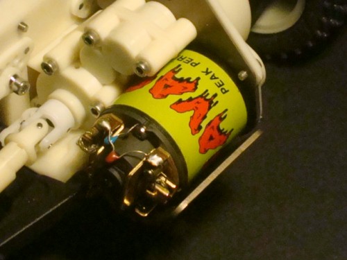 I swapped out the Diamond Power motor with this Peak Performance modified. Thought it fit the car better since it is more in the same era and Traxxas' affiliation with Peak...