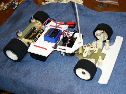 My RC12e with graphite axle and RC12i front bumper