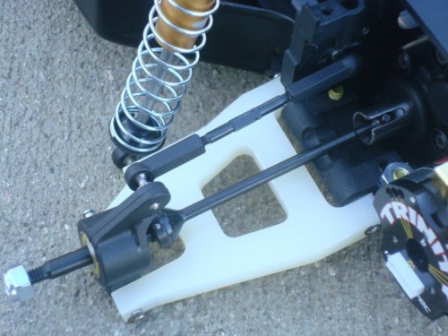 Showing B4 dogbone clearance on the outdrive