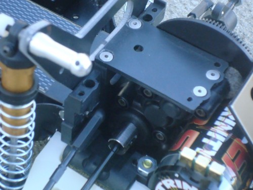 Countersunk tranny brace