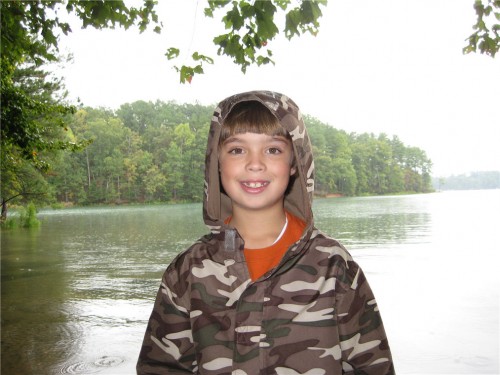 Camping at Lake Lanier - October 2009. 36 degrees that night - brrr.