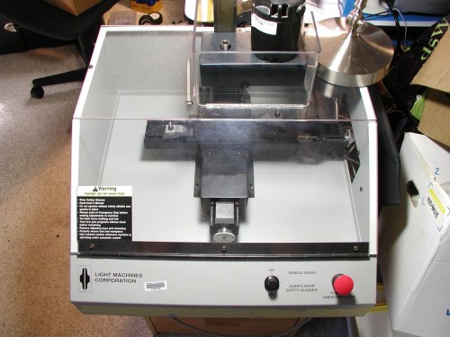 Old sherline/lightmachines desk top mill. torn down and ready for its virgin run.