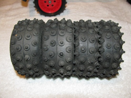 My memory is a little hazy but these could be the original tires..