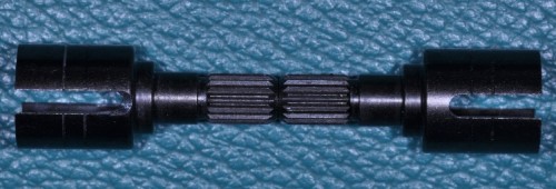 Original slot on the right side. Modified slot on the left side :)
