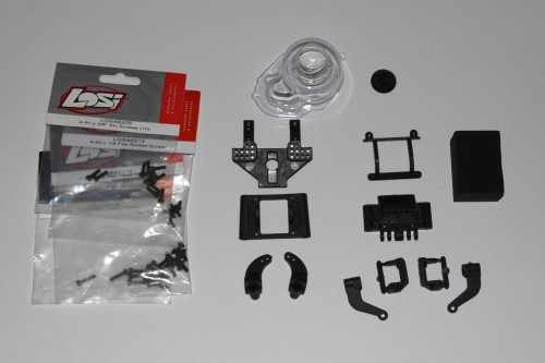 Remaining plastic hardware &amp; gear cover from my BNIB XXT and some ever-important new screws!