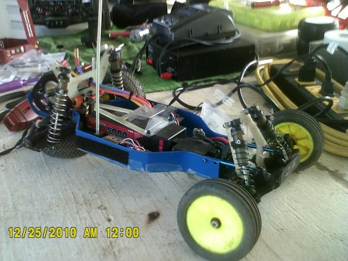 Buddies RC10 Worlds with RPM Worlds front end - powdercoated blue