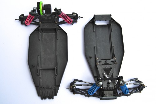 Old vs new, chassis swap half done.