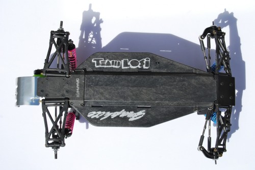 Underside! You can clearly see the lovely new 'rough' pattern of the chassis.
