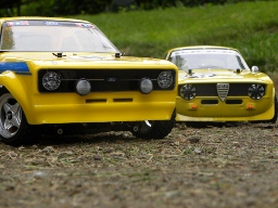 Two Vintage Rally cars