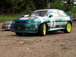 My Brothers RallyCross Escort over a TA03F chassis