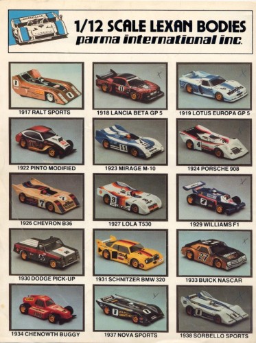Parma 1 12 bodies 1979 RC10Talk The Net s Largest Vintage R C Community