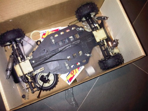 And . . . surprise . . . inside the box.