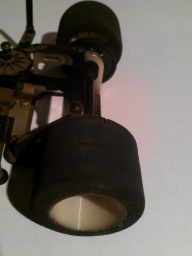 Rear Axle with Dish Wheels