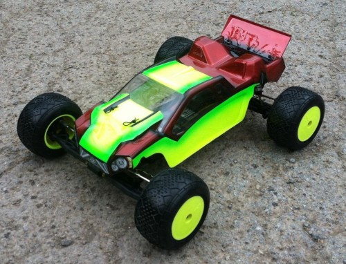 My recently sold TLR 22T.