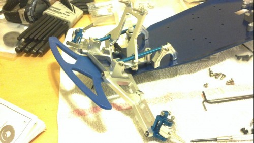 More aluminum parts by GPM except the nose brace tube mounts, them are by Hardcore racing