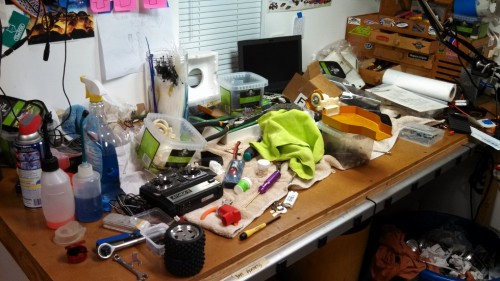 Might be time to clean the workbench soon....