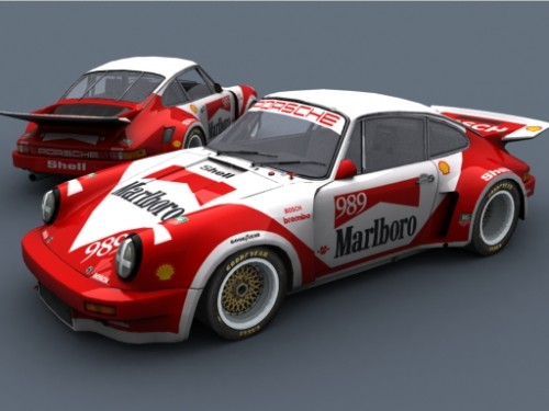A sort of 911 Marlboro car