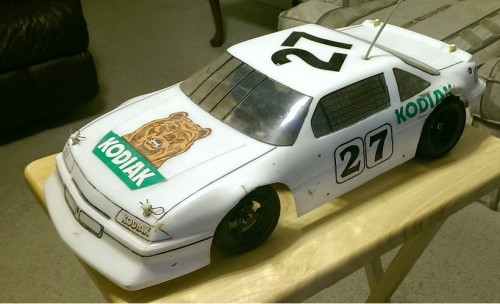 Pretty much what it looked like back then and the body I ran 95% of the time (minus the lexan side and back wing I had on it eventually).