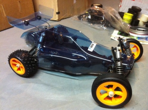 Stock Jrx2 shelfer, prior to paint.